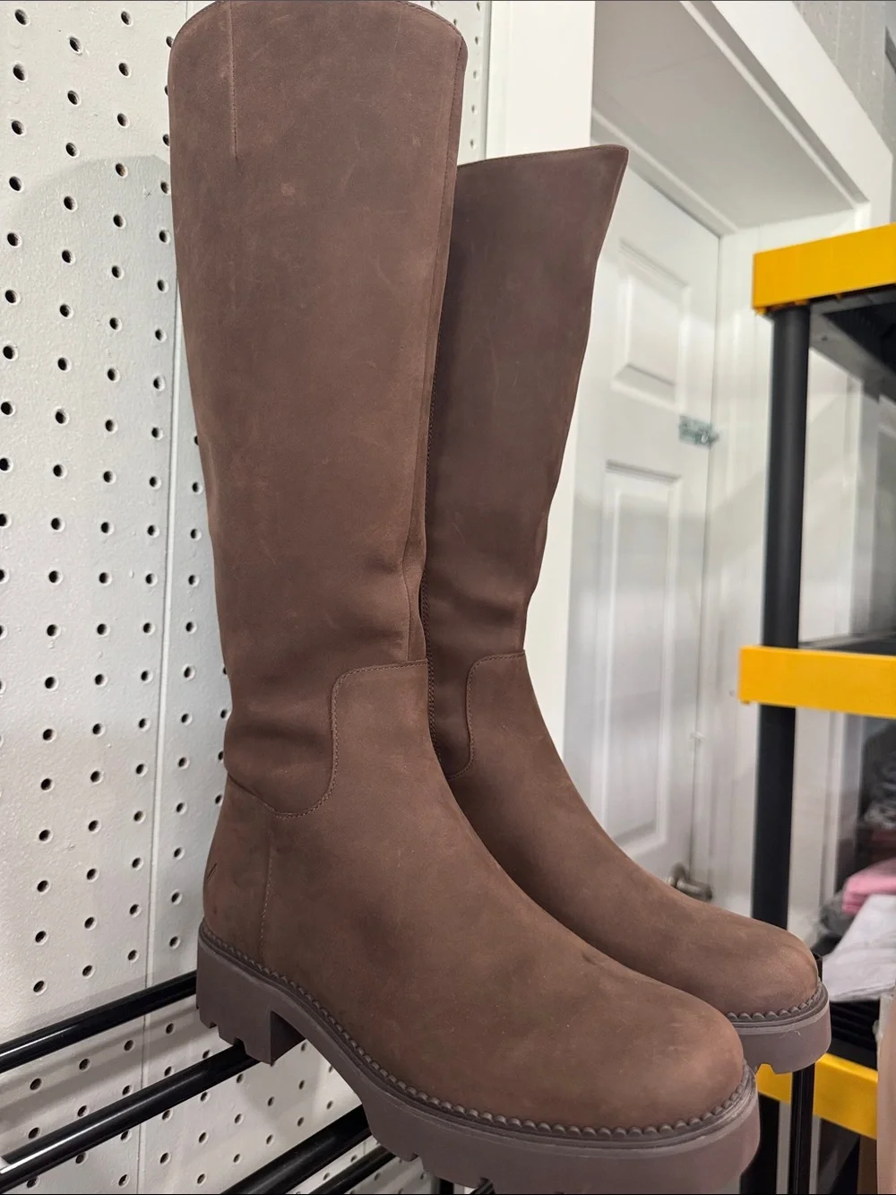 Vionic Brown Over-the-Knee Platform Boots